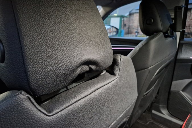 Skoda Kodiaq 2025 long-term test - front head rest after media holder removed