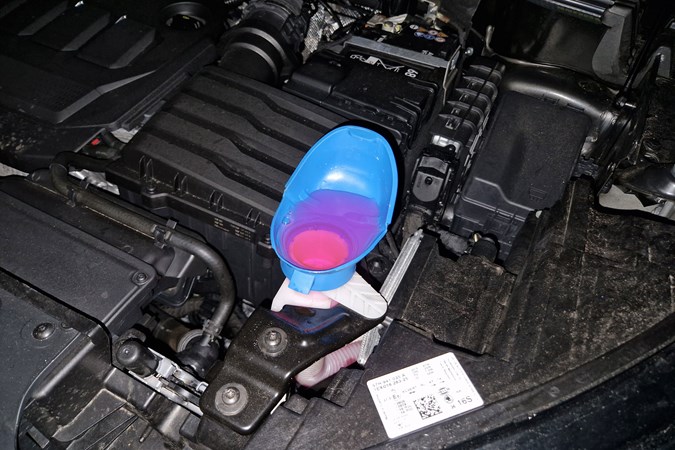 Skoda Kodiaq long-term test goodbye - washer fluid reservoir over-filled