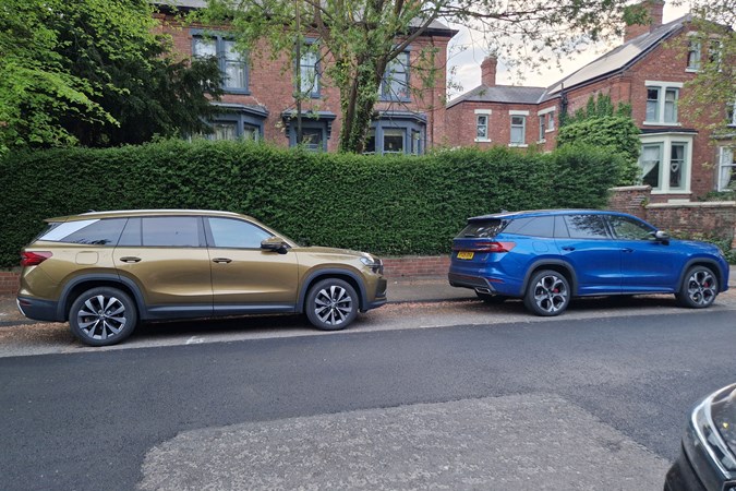 Skoda Kodiaq vRS and Skoda Kodiaq TDI 190, rear, side - which is best?