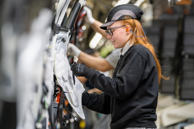 Nissan factory employee