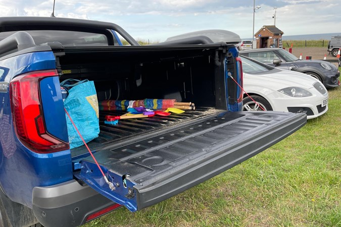 A pickup - perfect for sandy buckets.