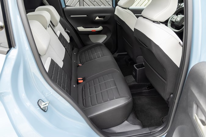 Citroen C3 rear seats