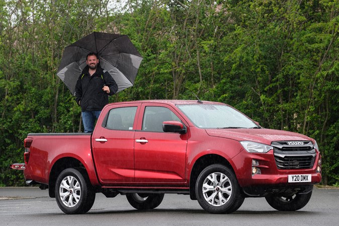 Gareth Evans in the 2024 Isuzu D-Max DL20