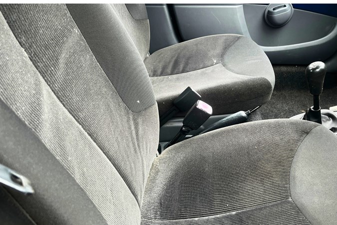 Car seats are ideal areas for mould to grow 