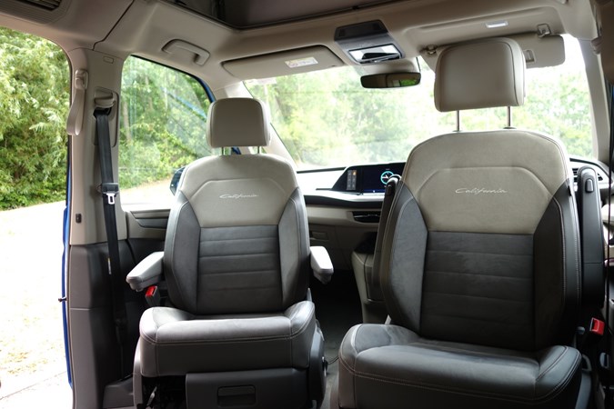 Image of Volkswagen California front seats swivelled to face rear