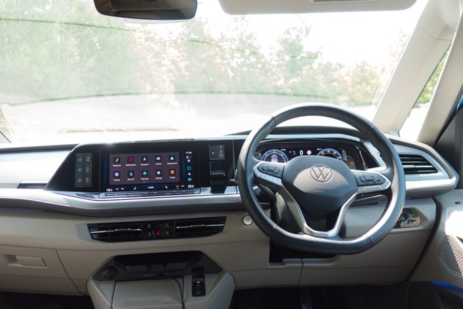 Image of a Volkswagen California dashboard