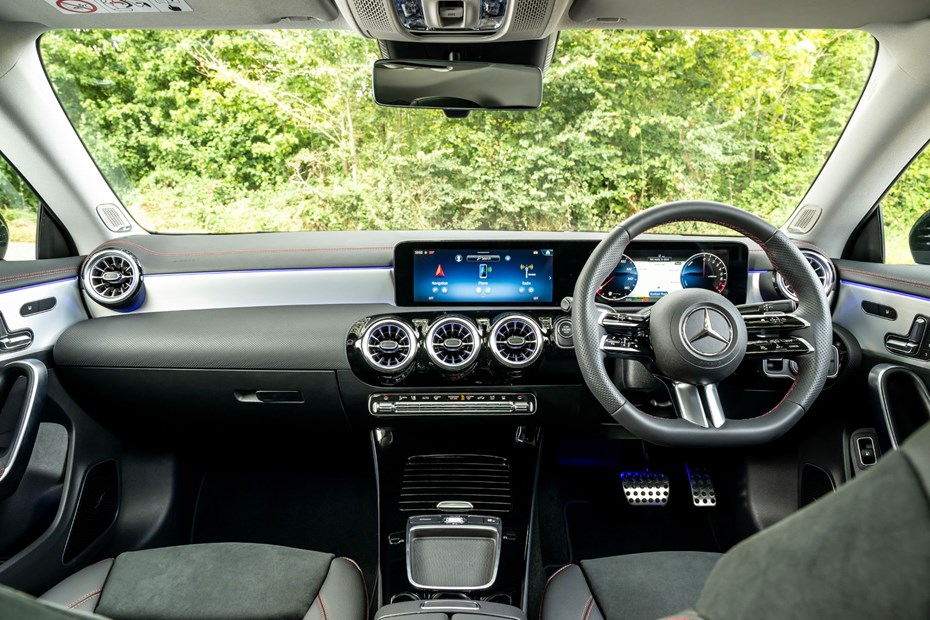 Mercedes CLA review - interior, dashboard, steering wheel