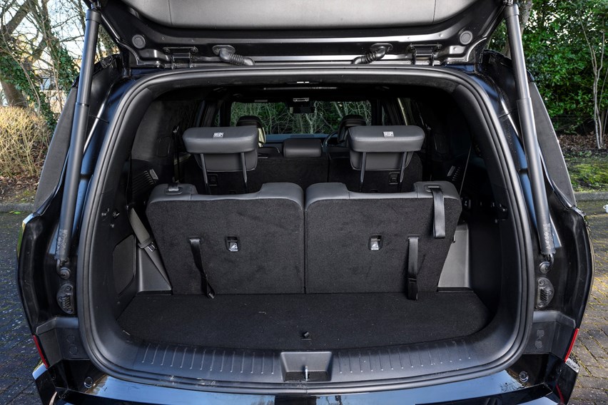 Hyundai Santa Fe (2025) boot space & practicality
