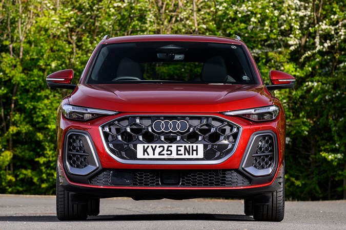 Audi Q5 review, red, static, front | Parkers