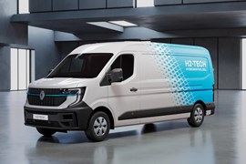 The Renault Master H2-Tech hydrogen made its debut at the IAA van show in Hannover.