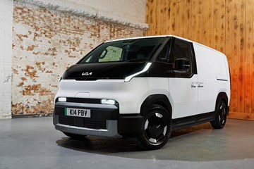 The Kia PV5 van in UK production form.