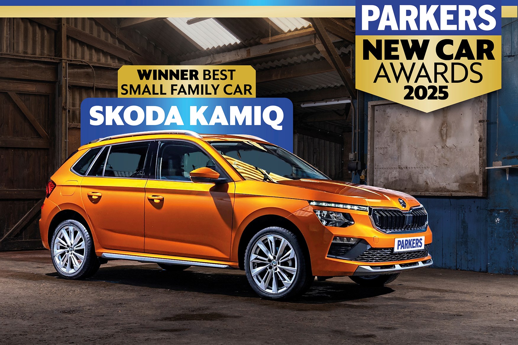 Best Small Family Car Skoda Kamiq Parkers New Car Awards 2025