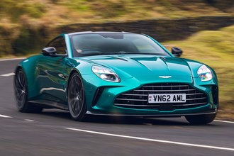 Aston Martin Vantage (2025) front driving