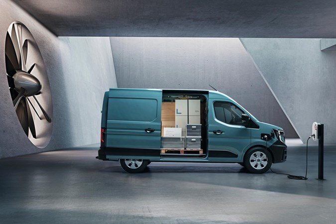 A wider side door makes access easier in the new Master.