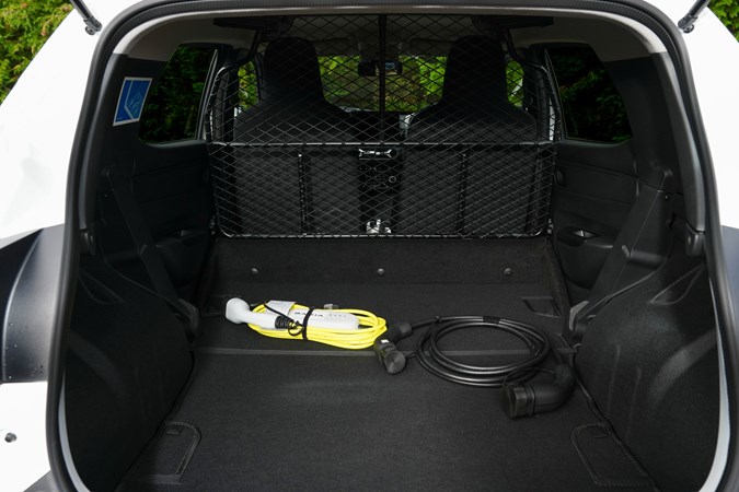 Dacia Spring Cargo electric van - load space