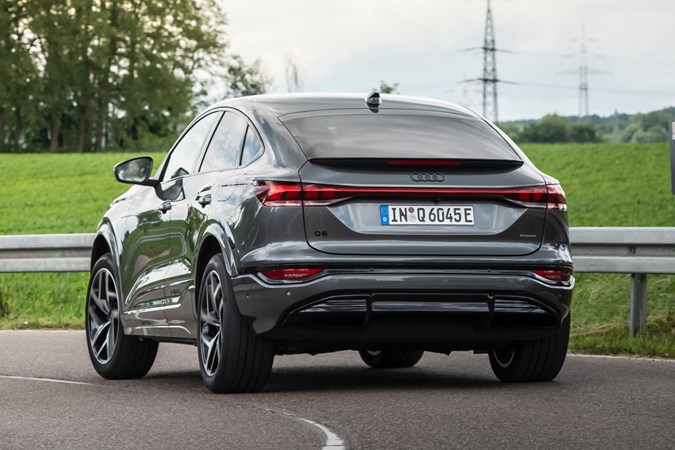 Audi Q6 E-Tron Sportback rear cornering
