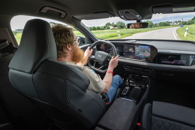 Audi Q6 E-Tron Sportback Alan Taylor-Jones driving