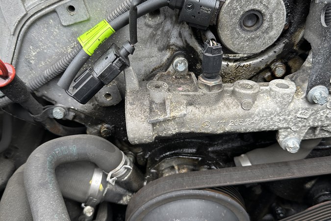 Mercedes M111 cam magnet leak