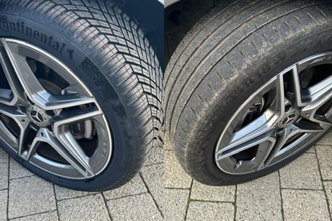 All-season tyres tread depth