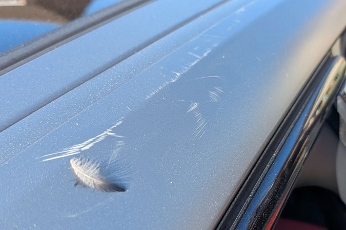 BMW M135 long-term test: matte grey paint damage