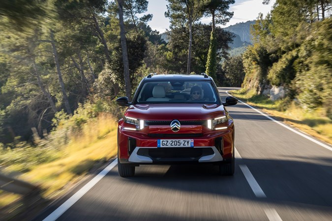 Citroen e-C3 Aircross dynamic front