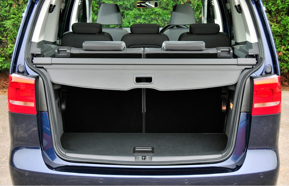 Used Volkswagen Touran Estate (2010 - 2015) boot space & practicality