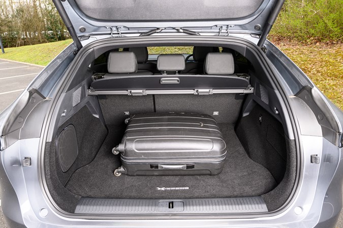 Xpeng G6 boot space with suitcase