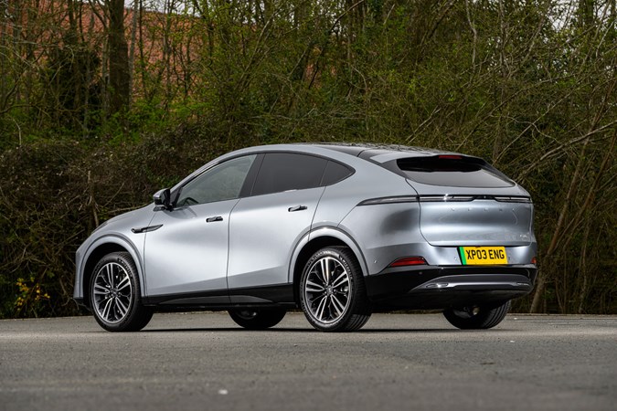 Xpeng G6 in grey, rear