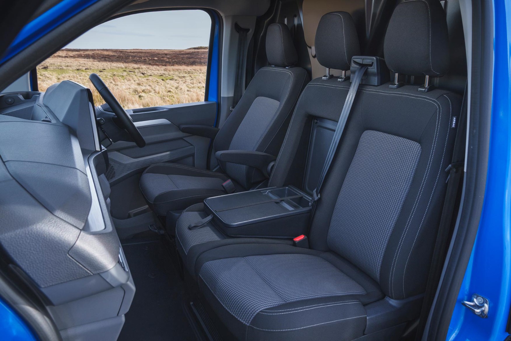 A flat floor aids access and space in the Transporter's cabin.