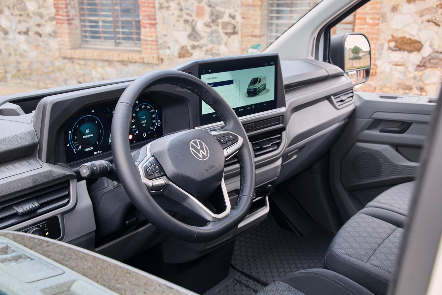 The flat floor in the VW Transporter is a fantastic feature.