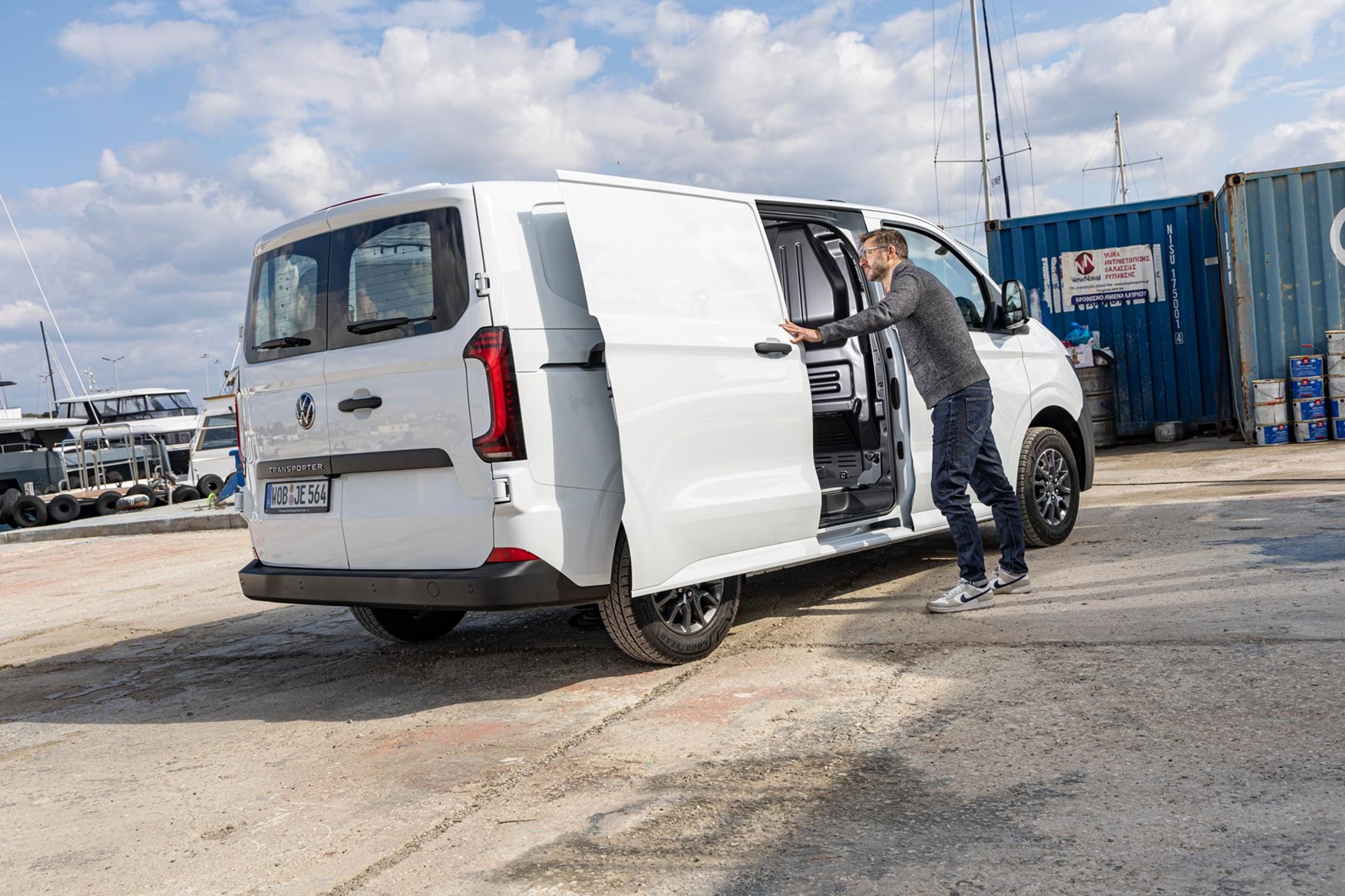 There are two lengths of VW Transporter to choose from.