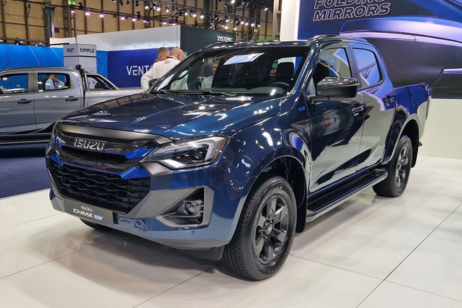 Isuzu D-Max EV electric pickup at the 2025 CV Show