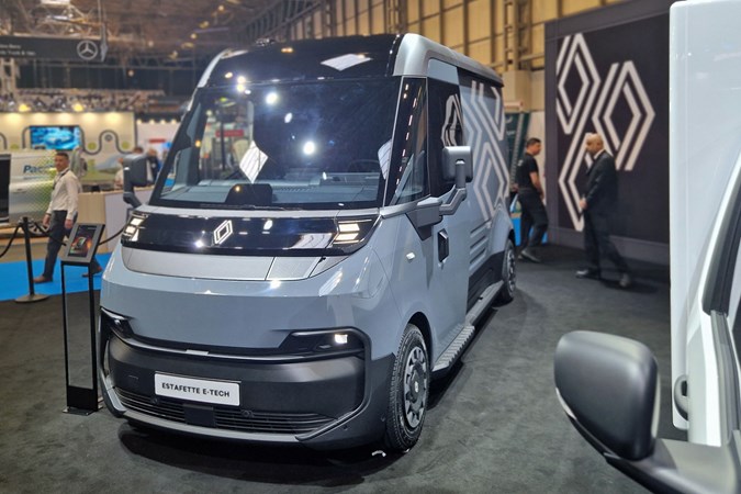 Renault Estafette electric van concept at the CV Show 2025