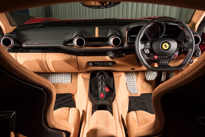 Ferrari 812 Superfast interior 2019