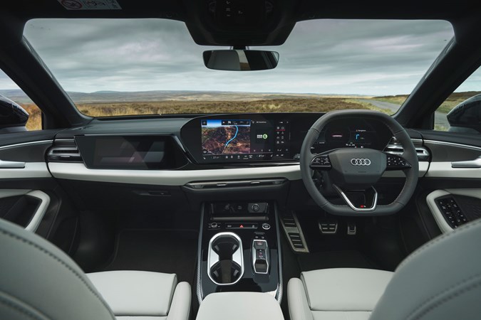 Audi A6 Avant review - interior, right-hand drive