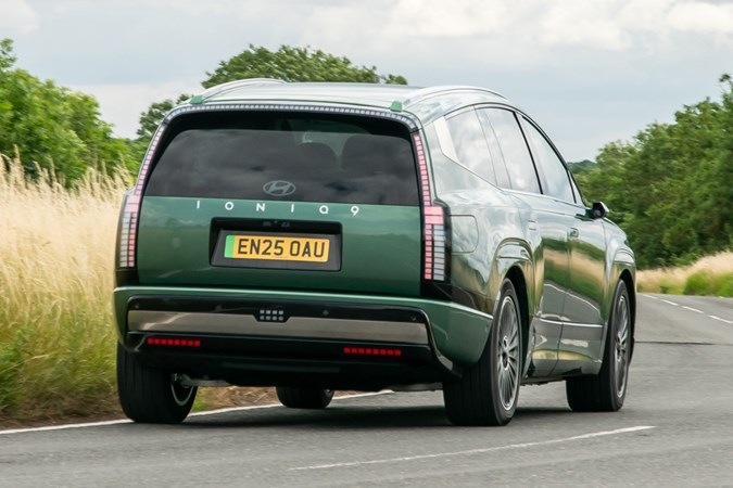 Hyundai Ioniq 9 rear cornering