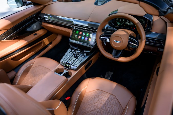 Aston Martin Vanquish Volante review - interior