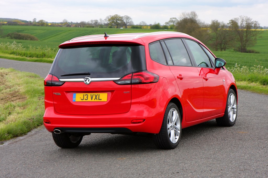 Used Vauxhall Zafira Tourer (2012 - 2018) boot space & practicality