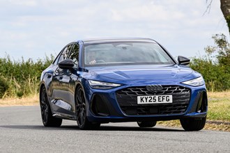 Audi A6 saloon (2025) review: front three quarter cornering
