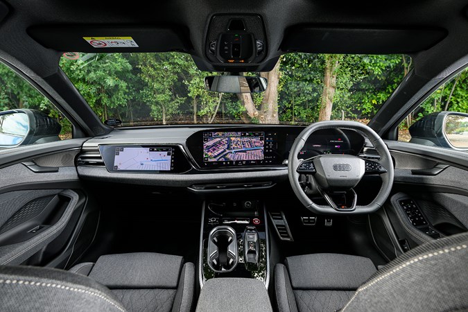 Audi A6 saloon (2025) review: dashboard and infotainment system