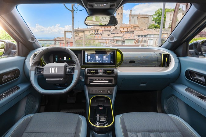 Fiat Grande Panda Hybrid (2025) review: dashboard