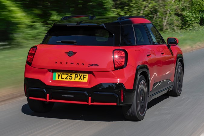 MINI Aceman JCW rear driving