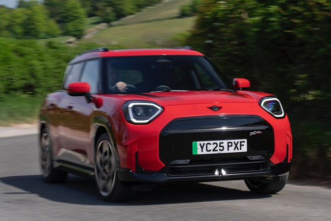MINI Aceman JCW front cornering