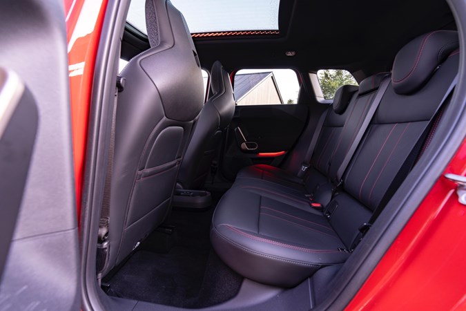 MINI Aceman JCW rear interior