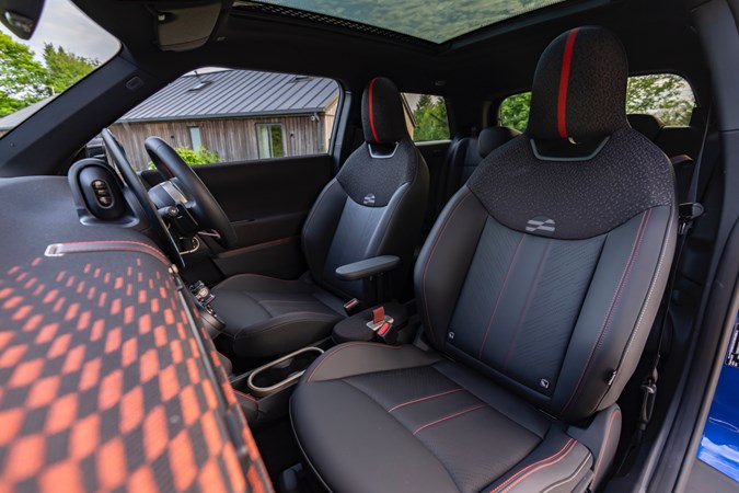 MINI JCW Electric front interior