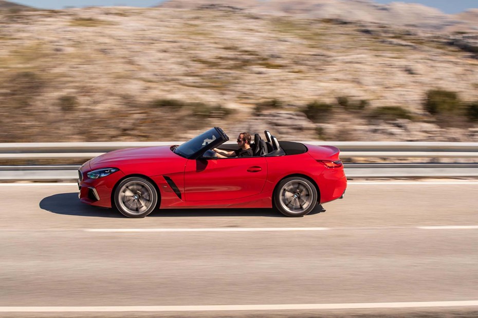 BMW Z4 driving