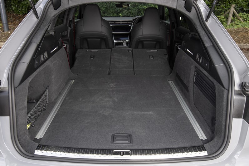 Audi A6 RS6 Avant (2024) boot space & practicality