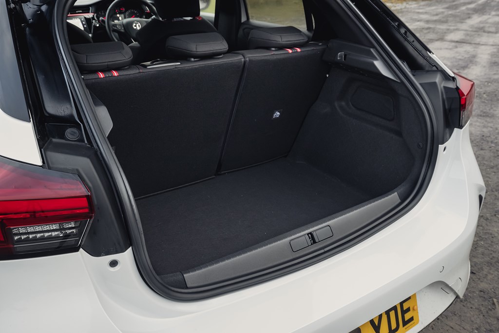 Vauxhall Corsa (2024) boot space & practicality