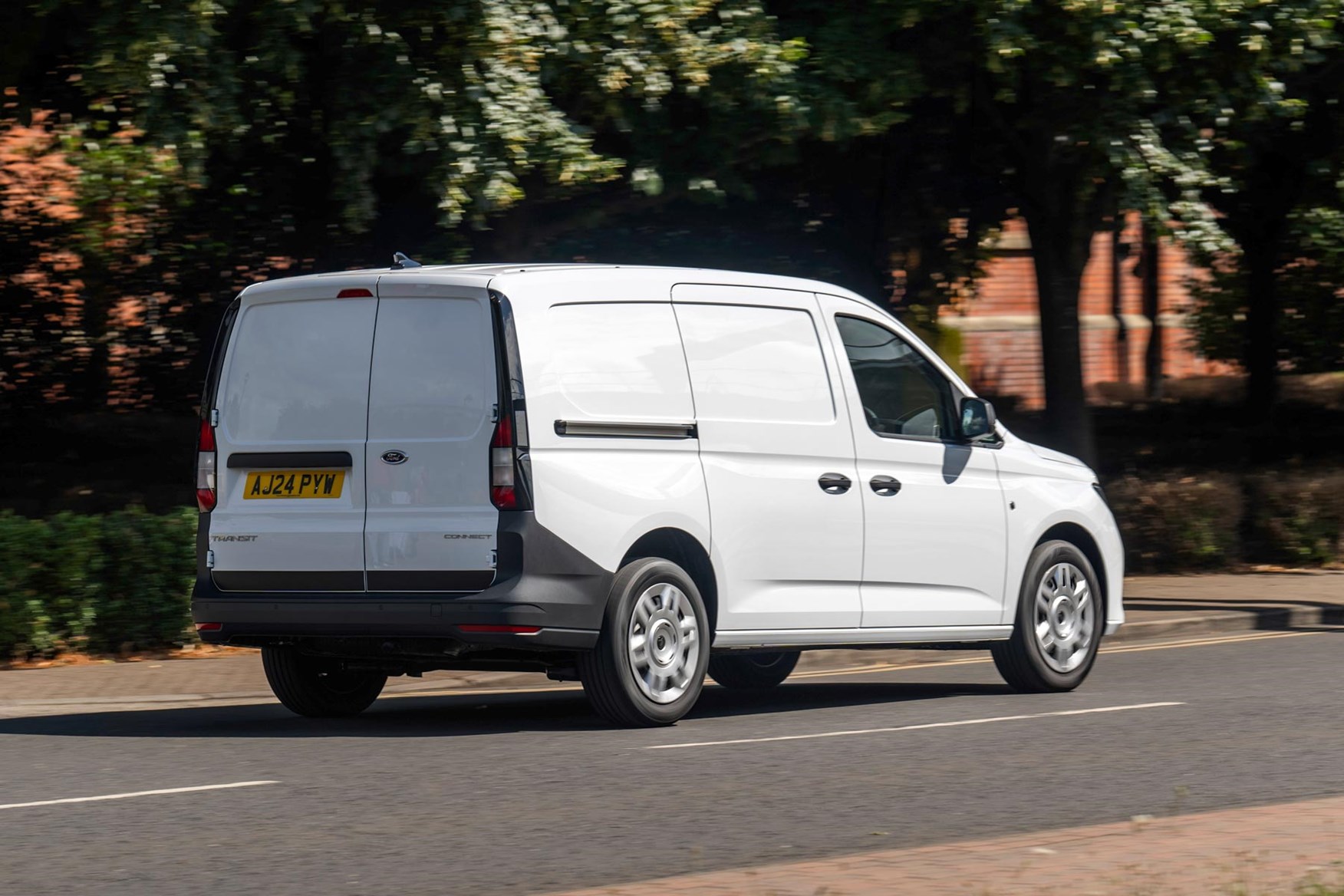 The Ford Transit Connect's car underpinnings help its on-road manners.
