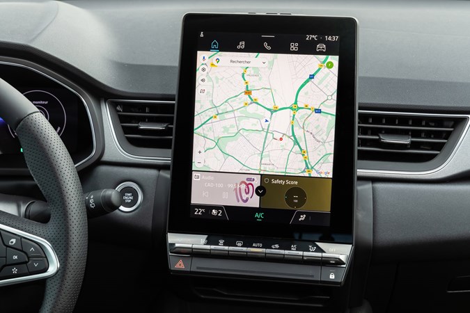 Renault Captur touchscreen